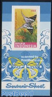 Indonesia 1988 Butterflies S/s Imperforated, Mint NH, Nature - Butterflies - Indonésie