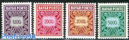 Indonesia 1988 Postage Due 4v, Mint NH - Indonesia