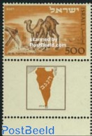 Israel 1950 Eilat Post Office 1v, Mint NH, Nature - Religion - Animals (others & Mixed) - Camels - Water, Dams & Falls.. - Ongebruikt (met Tabs)