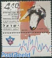 Israel 1995 Veterinary Medical Service 1v, Mint NH, Nature - Cattle - Nuevos (con Tab)