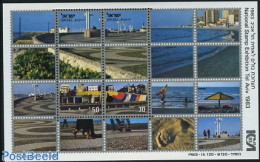Israel 1983 Tel Aviv S/s, Mint NH, Various - Tourism - Unused Stamps (with Tabs)