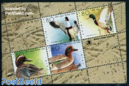 Israel 1989 World Stamp Expo S/s, Mint NH, Nature - Birds - Ducks - Philately - Unused Stamps (with Tabs)