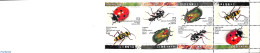 Israel 1994 Beetles Booklet, Mint NH, Nature - Insects - Stamp Booklets - Ongebruikt (met Tabs)