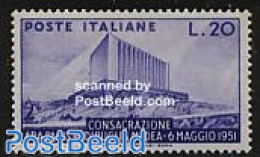 Italy 1951 Ara Pacis 1v, Unused (hinged) - Other & Unclassified