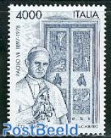 Italy 1997 Pope Paul VI 1v, Mint NH, Religion - Pope - Religion - Other & Unclassified