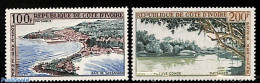 Ivory Coast 1963 Landscapes 2v, Mint NH - Unused Stamps