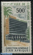 Ivory Coast 1967 Air Afrique Building 1v, Mint NH, Transport - Aircraft & Aviation - Nuovi
