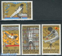 Ivory Coast 1980 Olympic Games Moscow 4v, Mint NH, Sport - Gymnastics - Olympic Games - Neufs