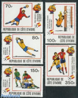 Ivory Coast 1981 Football Games Spain 5v, Mint NH, Sport - Football - Unused Stamps