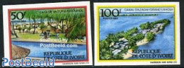 Ivory Coast 1984 Tourism 2v Imperforated, Mint NH, Various - Tourism - Unused Stamps