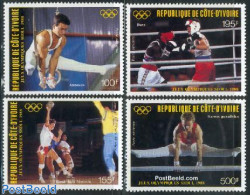 Ivory Coast 1988 Olympic Games Seoul 4v, Mint NH, Sport - Boxing - Gymnastics - Handball - Olympic Games - Nuevos