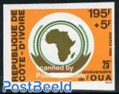 Ivory Coast 1988 African Unity 1v Imperforated, Mint NH, Various - Maps - Ungebraucht