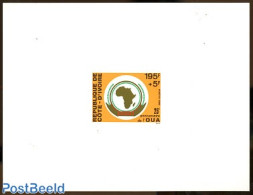 Ivory Coast 1988 African Unity Epreuve De Luxe, Mint NH, Various - Maps - Unused Stamps