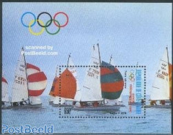 Ivory Coast 1987 Preolympic Year, Sailing S/S, Mint NH, Sport - Olympic Games - Sailing - Nuevos
