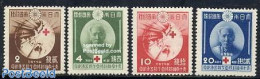 Japan 1939 Red Cross 4v, Unused (hinged), Health - Red Cross - Ongebruikt