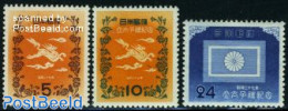 Japan 1952 Prince 3v, Mint NH, History - Kings & Queens (Royalty) - Nuevos