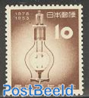 Japan 1953 Electric Light 1v, Mint NH, Science - Energy - Unused Stamps