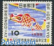 Japan 1955 I.C.C. 1v, Mint NH, Sport - Various - Kiting - Folklore - Unused Stamps