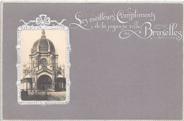 Belgique - BRUXELLES - Église Royale Sainte-Marie - CARTE EN RELIEF - Monuments