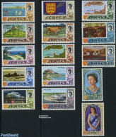 Jersey 1969 Definitives 15v, Unused (hinged), History - Transport - Various - Coat Of Arms - Aircraft & Aviation - Shi.. - Vliegtuigen