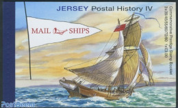 Jersey 2010 Postal Ships, Prestige Booklet, Mint NH, Transport - Stamp Booklets - Ships And Boats - Unclassified
