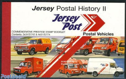 Jersey 2006 Postal History Booklet, Mint NH, Transport - Post - Stamp Booklets - Automobiles - Correo Postal