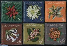 Jamaica 1973 Flowers 6v, Mint NH, Nature - Flowers & Plants - Jamaique (1962-...)