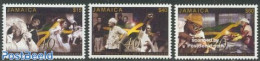 Jamaica 2002 40 Years Independence 3v, Mint NH, History - Flags - Jamaica (1962-...)