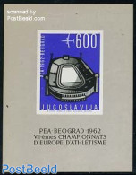 Yugoslavia 1962 European Athletic Games S/s, Mint NH, History - Sport - Europa Hang-on Issues - Athletics - Sport (oth.. - Ongebruikt