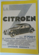 D203080    CPM  Automobile -   La 7 Citroën (reproduction D'affiche) Affichette Publicitaire 1934 - Voitures De Tourisme