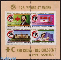 Korea, North 1988 Red Cross 4v M/s, Mint NH, Health - Red Cross - Rode Kruis