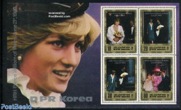Korea, North 1982 Birth Of William 4v M/s, Mint NH, History - Charles & Diana - Kings & Queens (Royalty) - Familles Royales
