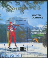 Korea, North 1983 Biathlon S/s, Mint NH, Sport - Olympic Winter Games - Shooting Sports - Skiing - Tiro (armas)