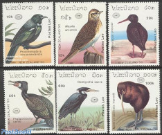 Laos 1990 Birds, New Zealand 6v, Mint NH, Nature - Birds - Philately - Laos