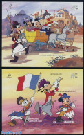 Lesotho 1989 Philexfrance, Disney 2 S/s, Mint NH, Philately - Art - Disney - Disney