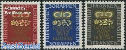 Liechtenstein 1945 Birth Of Johann Adam 3v, Mint NH, History - Kings & Queens (Royalty) - Unused Stamps