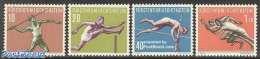 Liechtenstein 1956 Sports 4v, Mint NH, Sport - Athletics - Sport (other And Mixed) - Nuevos