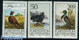 Liechtenstein 1990 Birds 3v, Mint NH, Nature - Birds - Ducks - Poultry - Nuovi