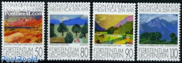 Liechtenstein 1991 Paintings 4v, Mint NH, Art - Modern Art (1850-present) - Neufs