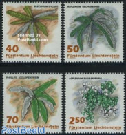 Liechtenstein 1992 Ferns 4v, Mint NH, Nature - Flowers & Plants - Ongebruikt