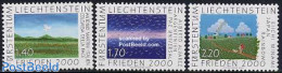 Liechtenstein 2000 Mouth Or Feeth Painters 3v, Mint NH, Art - Modern Art (1850-present) - Paintings - Unused Stamps