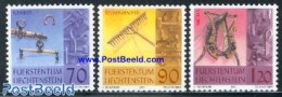 Liechtenstein 2001 Handicrafts 3v, Mint NH, Art - Handicrafts - Unused Stamps