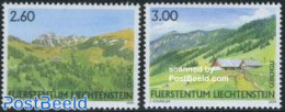 Liechtenstein 2008 Landscape Views 2v, Mint NH, Sport - Mountains & Mountain Climbing - Ungebraucht