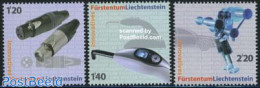 Liechtenstein 2008 Technical Innovations 3v, Mint NH, Science - Inventors - Art - Industrial Design - Unused Stamps