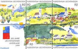 Liechtenstein 1999 Unterland S/s, Mint NH, Religion - Churches, Temples, Mosques, Synagogues - Unused Stamps