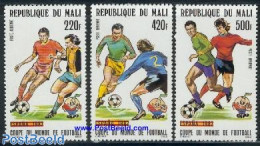 Mali 1982 World Cup Football 3v, Mint NH, Sport - Football - Malí (1959-...)