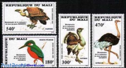 Mali 1985 Birds 4v, Mint NH, Nature - Birds - Kingfishers - Malí (1959-...)