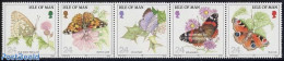 Isle Of Man 1993 Butterflies 5v [::::], Mint NH, Nature - Butterflies - Man (Insel)