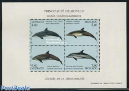 Monaco 1992 Sea Mammals S/s, Mint NH, Nature - Sea Mammals - Ungebraucht