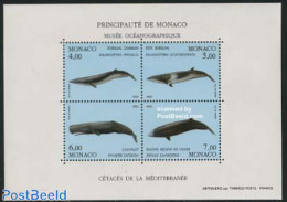 Monaco 1993 Whales S/s, Mint NH, Nature - Sea Mammals - Ongebruikt